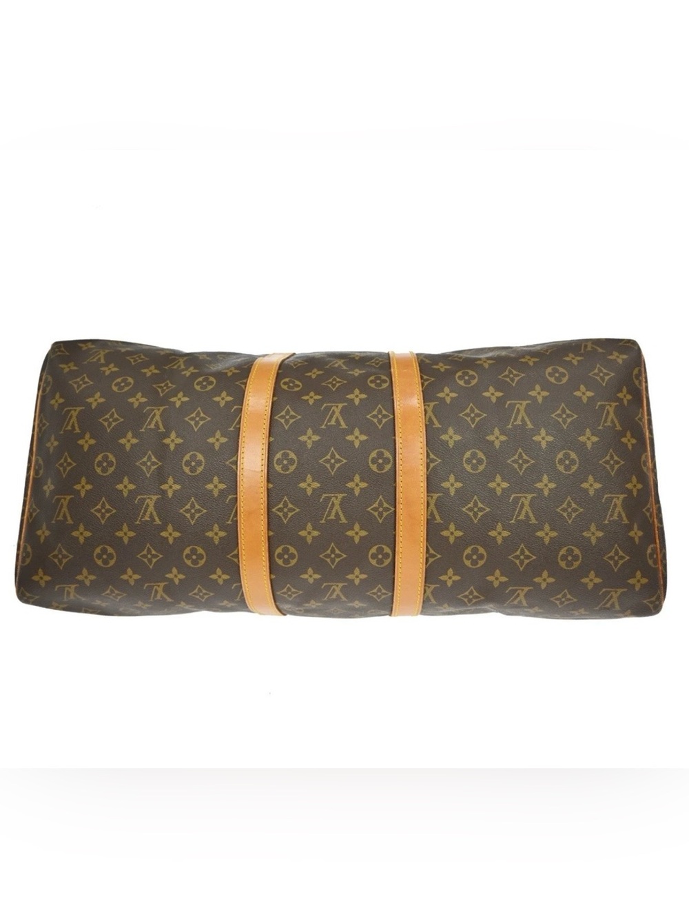 Authentic Louis Vuitton keepall 55 monogram duffle bag unisex travel - Picture 3 of 14